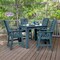 Highwood Usa Weatherly 5pc Square Counter Height Outdoor Furniture Dining Set AD-CNW44-NBE - alternate 2